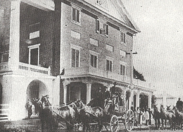 1901 - The Sweet Springs Hotel in Monroe County.